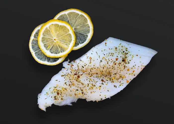 Seasoned Cod and Salmon Fillets by Marder Seafood